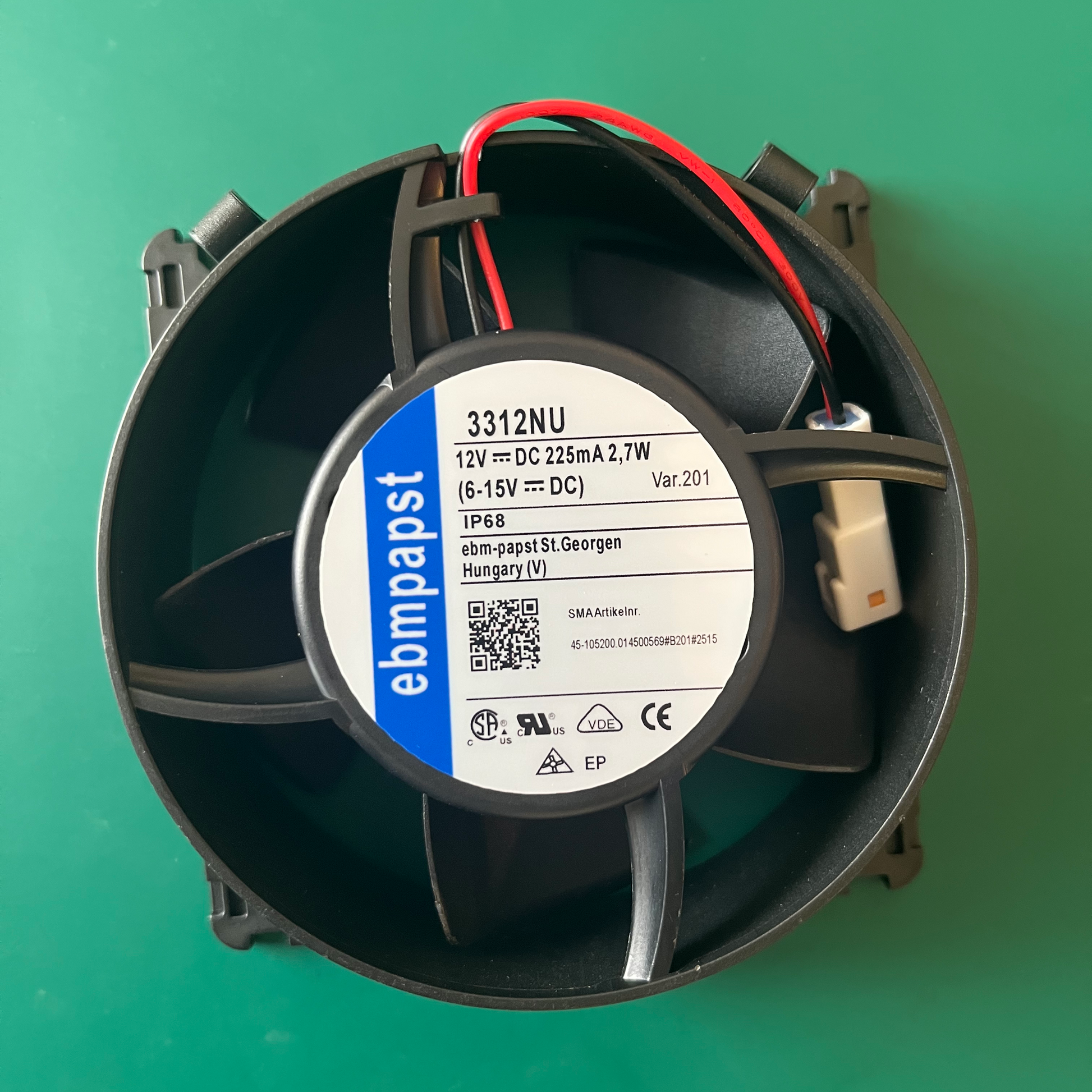 SMAパワコン用冷却ファン3312NU-201 4個 3312NU-201 丸形 – イージーパーツ株式会社 EzyParts Inc